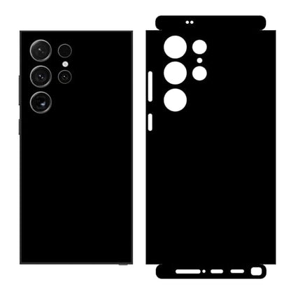 2 Pack Skin Wraps Compatible with Samsung Galaxy S24 Ultra (Black) - color: Black