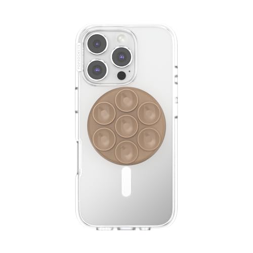 PopSockets Phone Grip for MagSafe, Magnetic Holder- Latte - color: Latte, style: MagSafe