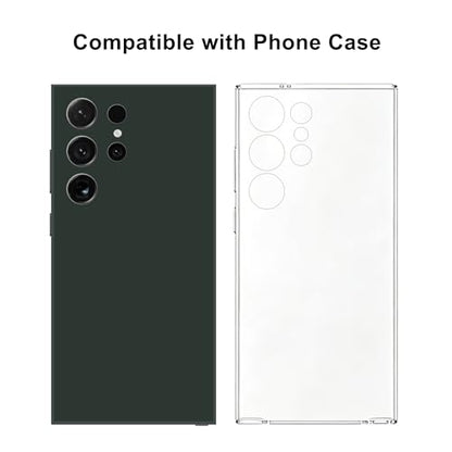 2 Pack Skin Wraps Compatible with Samsung Galaxy S24 Ultra (Dark Green) - color: Dark Green