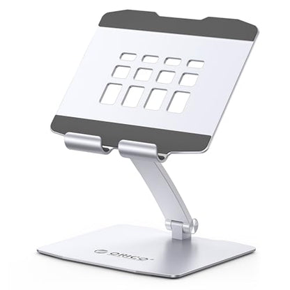 ORICO Sturdy Aluminum Foldable Tablet Stand, Fits iPad 12.9", FB1, Silver - color: Silver