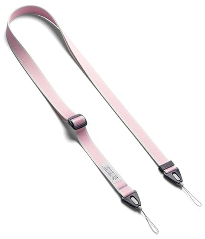 Ringke Phone Lanyard for iPhone 17 Pro Max and Most Smartphones [One-Touch Buckle] Shoulder Strap Adjustable Sturdy Universal Phone Crossbody Neck Lanyard for Travel Essentials - Stripe Pink - color: Stripe Pink
