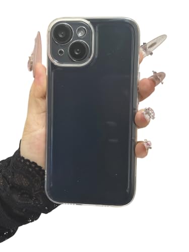 Case Compatible with iPhone 15, Non-Yellowing Shockproof Anti-Scratch Clear Soft Phone Cover with Lens Protector - Clear - color: Clear, size: iPhone 15