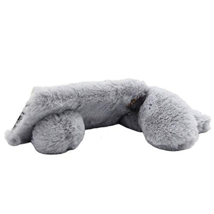 Rabbit Ear Case for Moto G Stylus 5G 2024, Crossbody Strap Case Fuzzy Fluffy Cute Girls Kids Plush Ball Bunny Fur Soft Bumper Protective Cover, Light Gray - color: Light Gray, size: Moto G Stylus 5G 2024