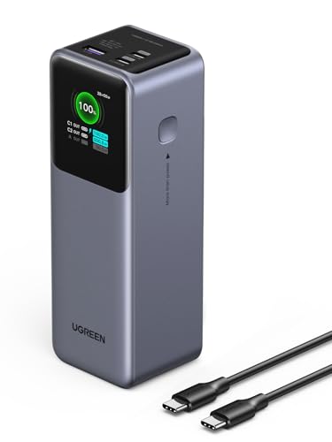 UGREEN Nexode 25000mAh 200W PD 3.1 TFT 3-Port Power Bank