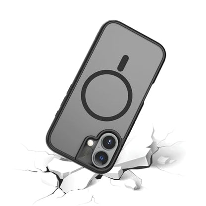LBT TUFF8 Mag GlideGuard Rugged 8 Foot Military Drop-Tested Case Compatible with iPhone 16/15 / 14 (Smoke Black)