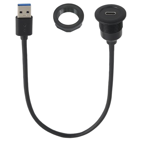 PENGLIN USB3.0 Male to USB-C Female Converter Adapter(12 Inch) - size: Single Port