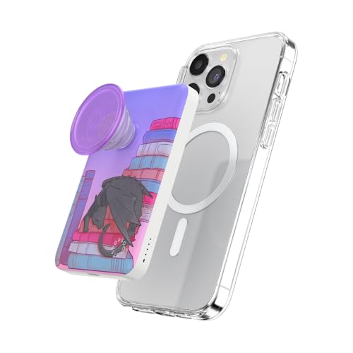 PopSockets PowerPack Phone Charger with MagSafe- Curled Up & Cozy - color: Curled Up With a Good Book