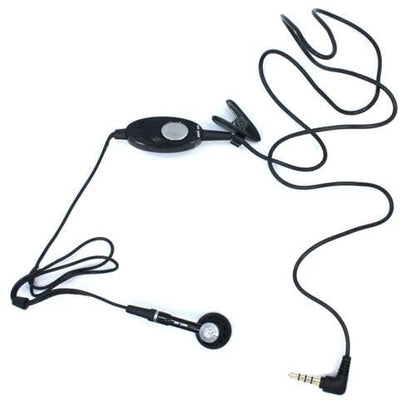 Mono Headset Wired Earphone Handsfree Mic Compatible with Sonim XP3plus 5G (Flip), 3.5mm Headphone Single Earbud in-Ear