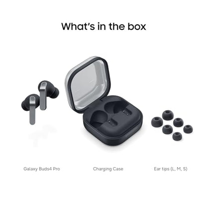 Samsung Galaxy Buds 4 Pro (2026) AI True Wireless Bluetooth Earbuds, Black - color: Black, style: Buds4 Pro