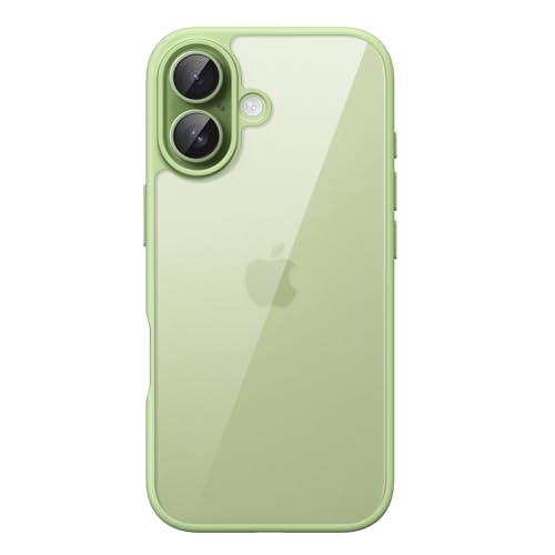 JETech Case for iPhone 17, Sage | Solid Color Matte TPU Frame, Scratch Resistant, Clear Back Phone Cover - color: Sage, size: iPhone 17