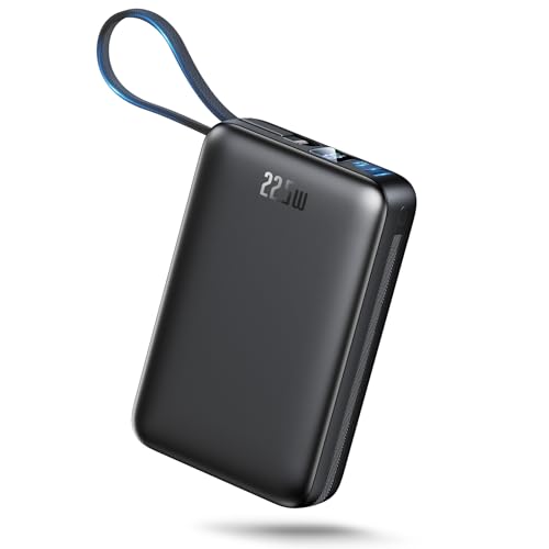 Portable Charger 50000mAh, PD22.5W Fast Charge Power Bank Built-in 2 Cables