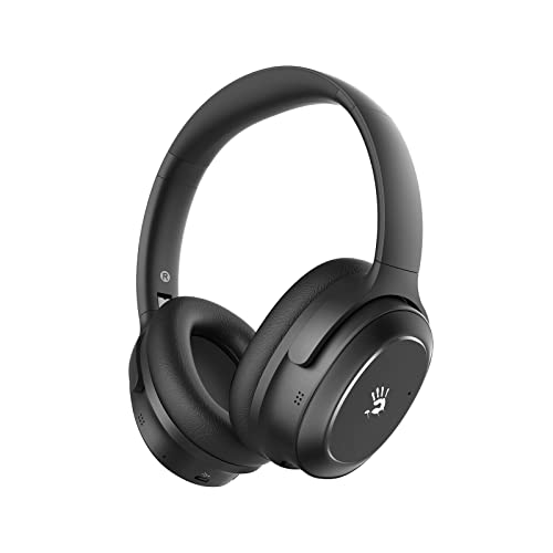 Bloody M320 Bluetooth Wireless Gaming Headset, Active Noise Canceling, Dual-Connectivity, Built-in 5 Mics, 3D Surround Sound, Lightweight Over-Ear Headphone