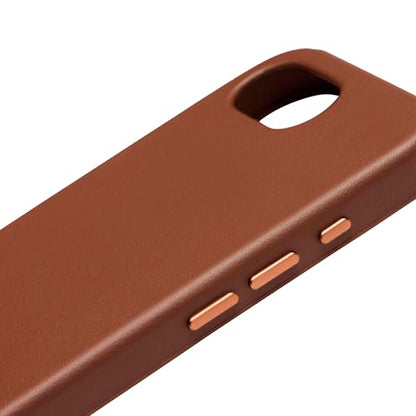 Bellroy Phone Case for iPhone 16e (Leather Phone case) - Sienna - color: Sienna