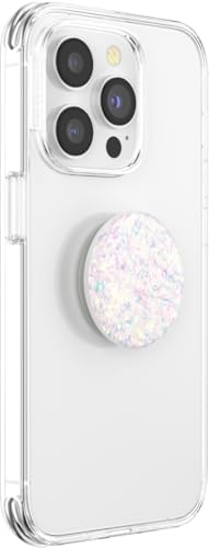PopSockets Adhesive Phone Grip, Holder- Confetti White - color: Confetti White, style: Adhesive
