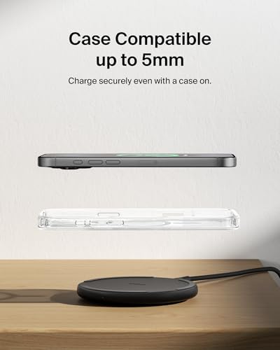 Belkin 15W Wireless Charging Pad, Qi Charger for iPhone 17 (2 Pack) - style: 15W 2-pack (NEW Version)