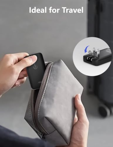 65W Slim USB C Wall Charger, Compact USBC Charger Block with Dual Port - color: Black(Cable)-1PC