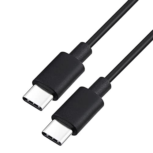 12-inch USB C to USB C Cable 5-Pack, Short USBc Cable for Charging Station - color: Black