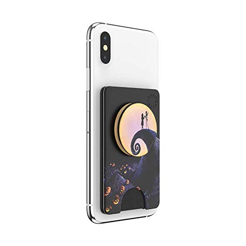 PopSockets Adhesive Phone Wallet with Grip- Christmas Classic - color: Nightmare, style: Adhesive