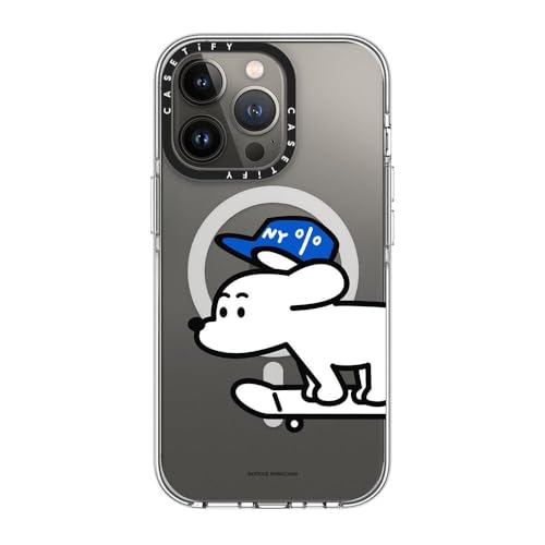 CASETiFY for iPhone 13 Pro Case - Impact Clear Compatible with MagSafe | Not Yellowing | 6.6 ft. 3x Military Grade Drop Protection | Skater JOHN (Standard) | Clear - color: Skater JOHN (Standard), size: Iphone 13 Pro (6.1")