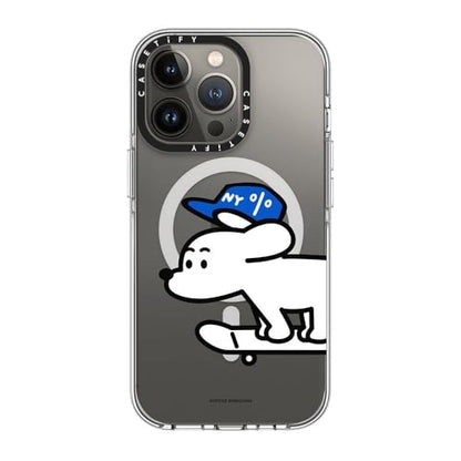CASETiFY for iPhone 13 Pro Case - Impact Clear Compatible with MagSafe | Not Yellowing | 6.6 ft. 3x Military Grade Drop Protection | Skater JOHN (Standard) | Clear - color: Skater JOHN (Standard), size: Iphone 13 Pro (6.1")