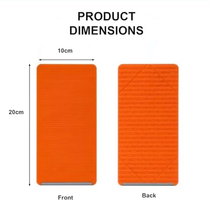 Phone Stand for Desk, Silicone Flexible Phone Holder for All Mobile Devices, Portable Cell Phone Stand for Travel, Home, Car, Airplane, Treadmill, iPad, Tablet, Orange