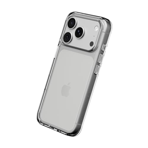 RhinoShield Clear Phone Case for iPhone 17 Pro | Anti-Yellowing, Transparent, High Clarity, Shockproof, Military Grade Drop Protection - color: Transparent, size: iPhone 17 Pro