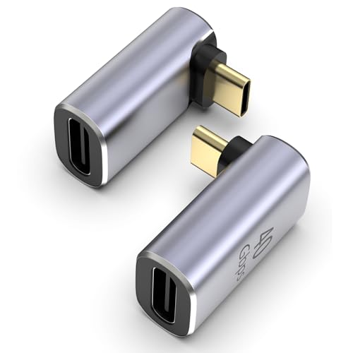 Cyberguys! USB C Right Angle Adapter PD 240W for Thunderbolt 4/3, 2-Pack - style: Angle