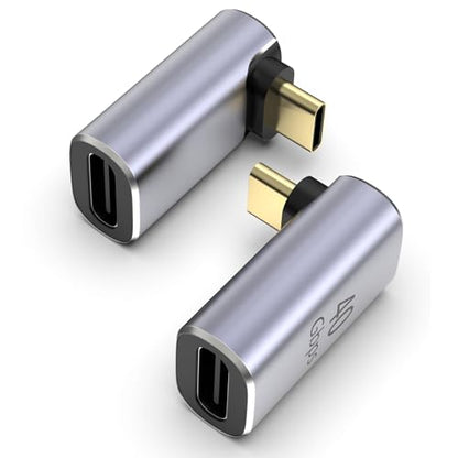 Cyberguys! USB C Right Angle Adapter PD 240W for Thunderbolt 4/3, 2-Pack - style: Angle
