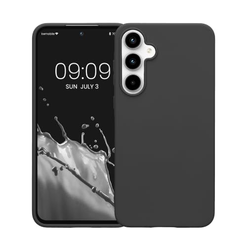 kwmobile Case Compatible with Samsung Galaxy A55 5G Case - Soft Slim Protective TPU Silicone Cover - Dark Grey - color: dark grey, size: Galaxy A55 5G