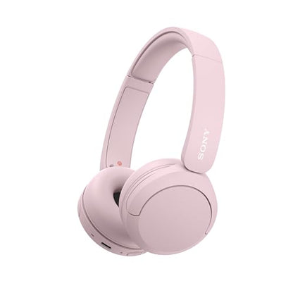 Sony WH-CH520 Wireless On-Ear Bluetooth Headphones with Microphone, Pink - color: Pink