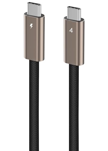 Ubluker USB C to USB C Cable 40Gbps 3.3FT, USB4 Cable with Thunderbolt 4 - size: 3.3 feet