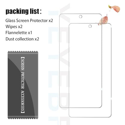 Galaxy A53 5G Premium Tempered Glass Screen Protectors, [2 Pack] [Anti-scratch] [3D Glass] [Case-Friendly] Screen Protector Glass for Samsung Galaxy A53 - size: Galaxy A53 5G