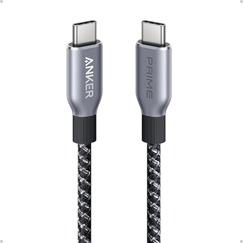 Anker Prime USB C to USB C Cable, 240W Fast Charging Durable Cable (3 ft) - size: 3FT