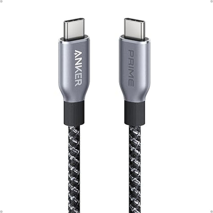 Anker Prime USB C to USB C Cable, 240W Fast Charging Durable Cable (3 ft) - size: 3FT