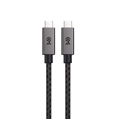 Cable Matters Braided Long USB C Cable, Up to 100W Charging, 10ft, Gary