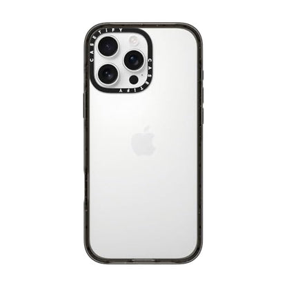 CASETiFY for iPhone 16 Pro Max Case - Impact Clear Black | Slim Fit | 8.2 ft. 4X Military Grade Drop Protection | Black - color: Clear Black, size: Iphone 16 Pro Max (6.9")