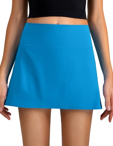 Colorfulkoala Dreamlux Tennis Skirts - color: Hawaiian Ocean, size: X-Large