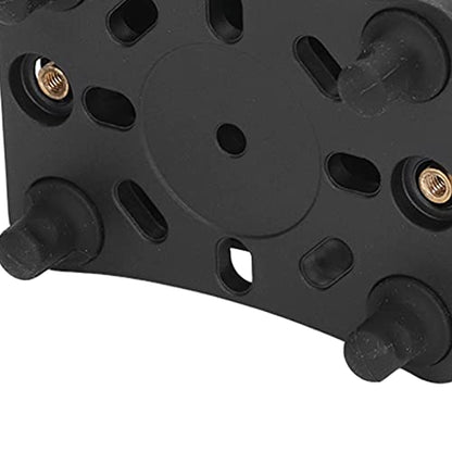 Motorcycle Mobile Phone Holder Shock Absorber, Wireless Phone Bracket with Vibration Dampening Buffer for ATV UTV, Stainless Steel Nylon Silicone Mount with Hardware Kit
