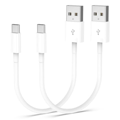 6inch Short USB A to USB C Cable, 2Pack USBC Carplay Cable for iPhone 17 16 - size: 0.5FT, style: USB-A
