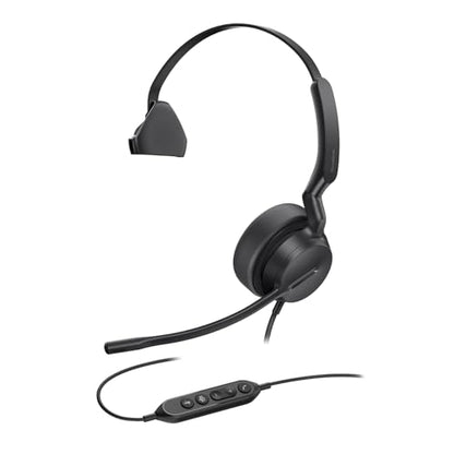 Yealink UH42 USB-C/A Wired Headset,AI Noise Cancelling Mic,in-Line Controls - color: Single-Ear (Teams）, size: USB-C/A