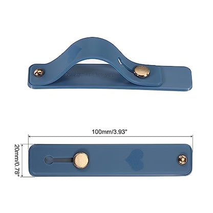 MECCANIXITY 2 Pcs Phone Loop Finger Holder Silicone Phone Strap Grip Holder Cell Phone Grip Stand for Most Smartphones Gray Green,Blue - color: Gray Green,Blue