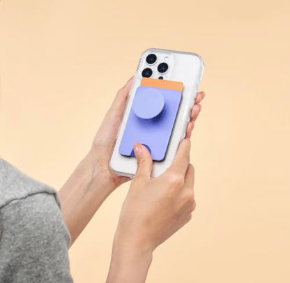 PopSockets Phone Wallet for MagSafe with Grip- Aura - color: Aura, style: MagSafe Wallet