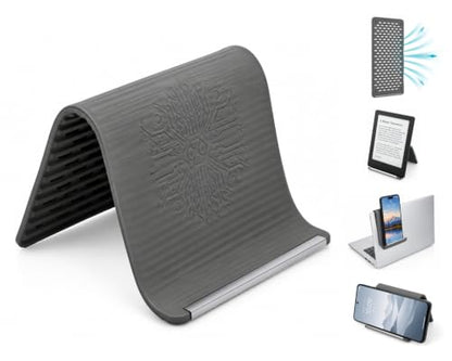 Silicone Phone Holder, 7.9In Flexible Bendable Phone Stand, Gray - color: Heat-Dissipating (Gray)