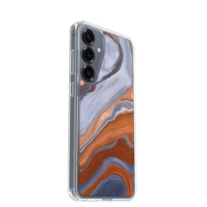 OtterBox Samsung Galaxy S25+ Symmetry Series Clear Magnet Case - High Desert Marble (Blue) - color: High Desert Agate, style: Samsung Galaxy S25+