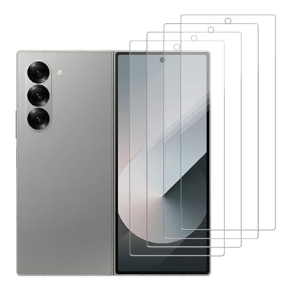 4 Pack Glass outer Screen Protector Compatible for Samsung Galaxy Z Fold 6 [Only the outer] SM-F956U SM-F956B HD Screen Tempered Glass, Scratch Resistant,Easy Install [Case Friendly] - size: Galaxy Z Fold 6 [Only the outer]