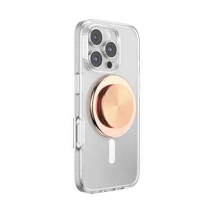 PopSockets Phone Grip for MagSafe, Magnetic Holder- Radial Rose Gold - color: Radial Rose Gold, style: MagSafe