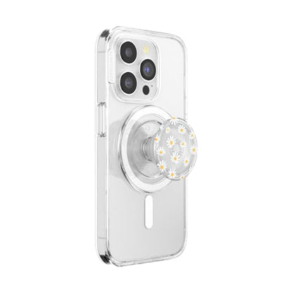 PopSockets Phone Grip for MagSafe, Magnetic Holder- He Loves Me Not - color: Translucent He Loves Me Not