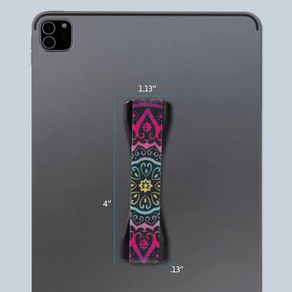 LOVEHANDLE Duo Phone + Tablet Grip - Boho, Black Base