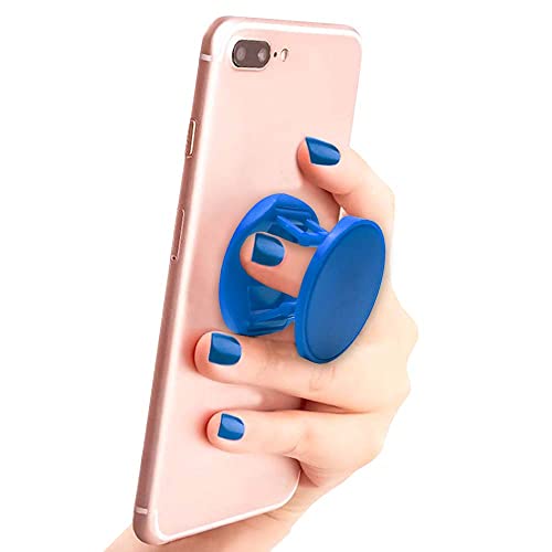Phone Grip and Stand, Universal Expandable Phone Holder for Smartphones (Blue) - color: Blue