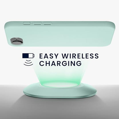 kwmobile Case Compatible with Apple iPhone 17e / iPhone 16e Case - Slim Protective TPU Silicone Phone Cover - Cool Mint - color: Cool Mint, size: iPhone 17e / iPhone 16e